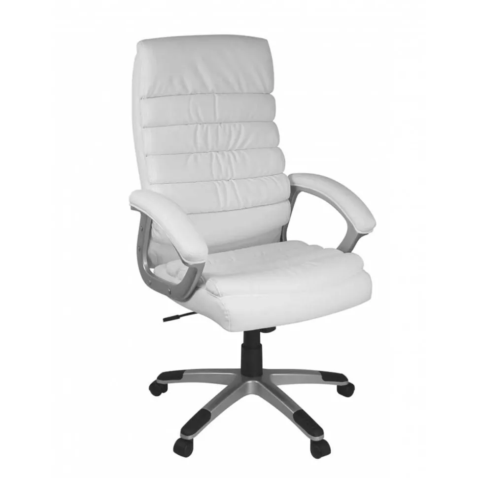 Weißer Bürosstuhl in modernem Design - Vandato