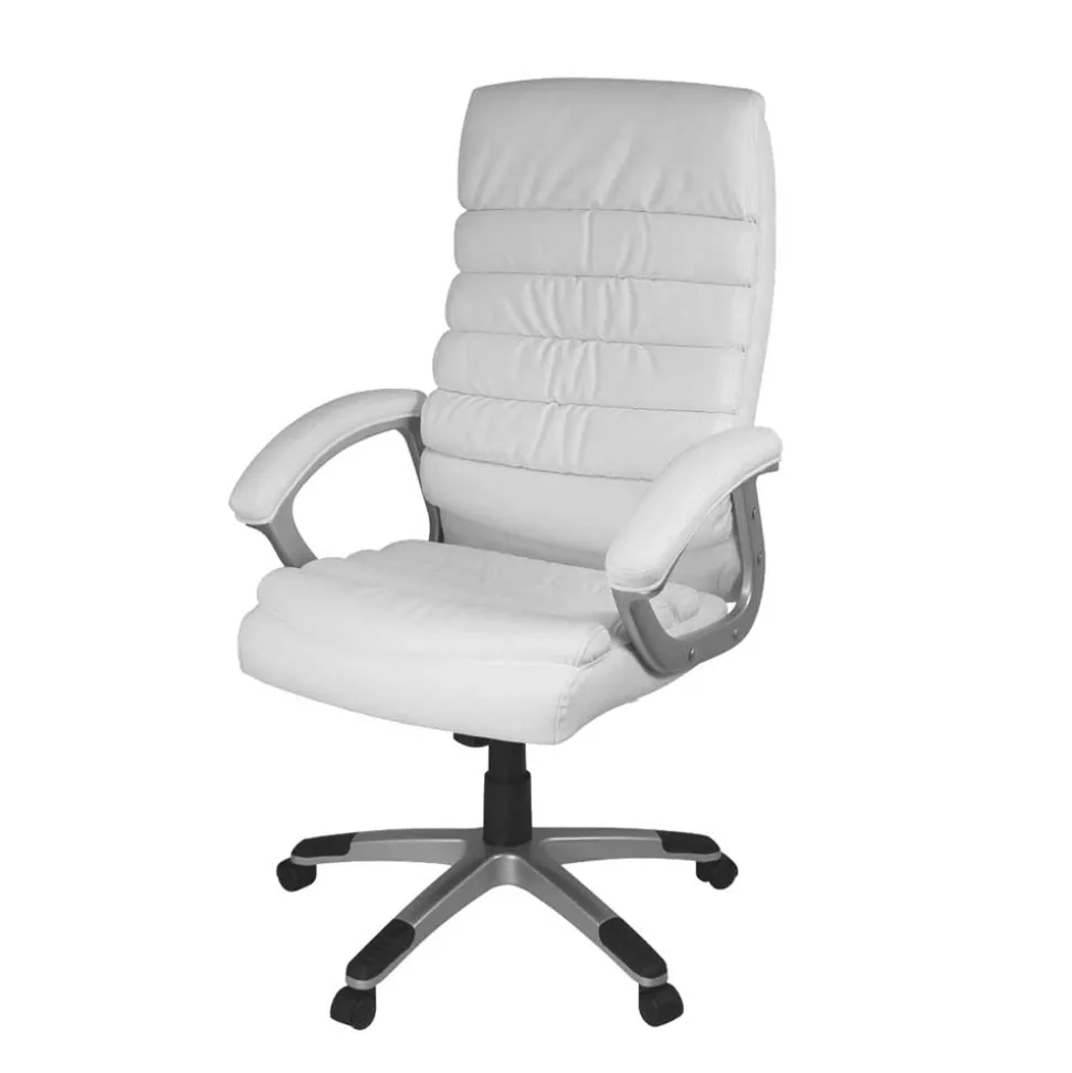 Weißer Bürosstuhl in modernem Design - Vandato