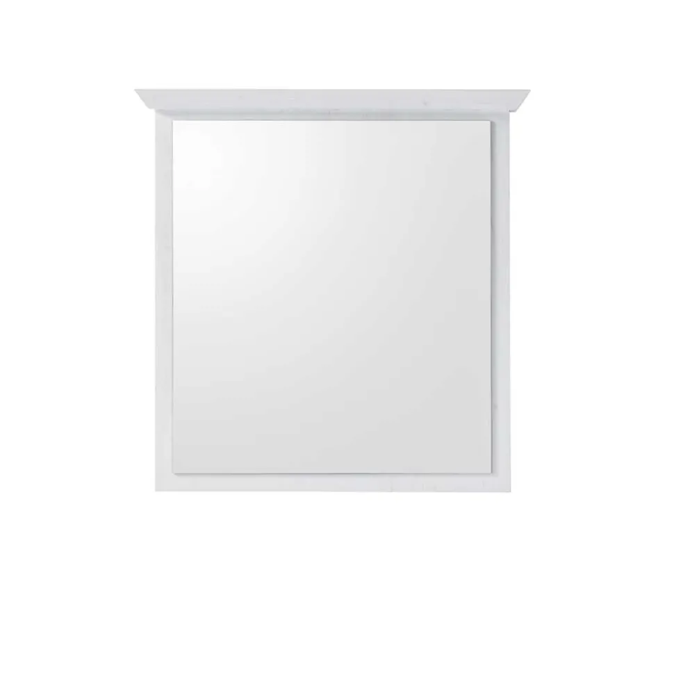 Weißer Flurspiegel im Landhausstil - Chelles