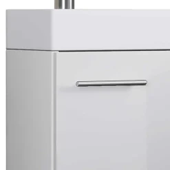 Weißer Gästewaschtisch für Wandmontage - Vulcanos