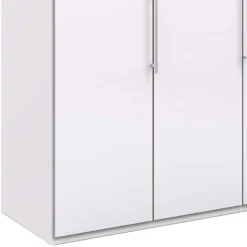 Weißer Kleiderschrank mit 150 cm Breite - Dolienca