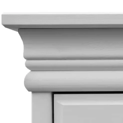 Weißer Landhaus Nachtschrank 1-türig - Presto