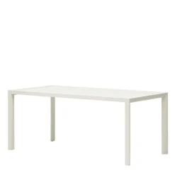 Weißer Metall-Gartentisch aus Aluminium - Kosmyna