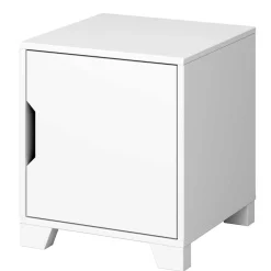 Weißer Nachtschrank im Skandi Design - Naidlas