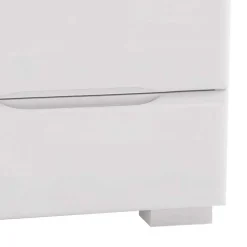 Weißer Nachttisch Dayton aus Massivholz Buche