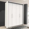 Weißer Schlafzimmer Kleiderschrank mit Falttüren - Donpiave
