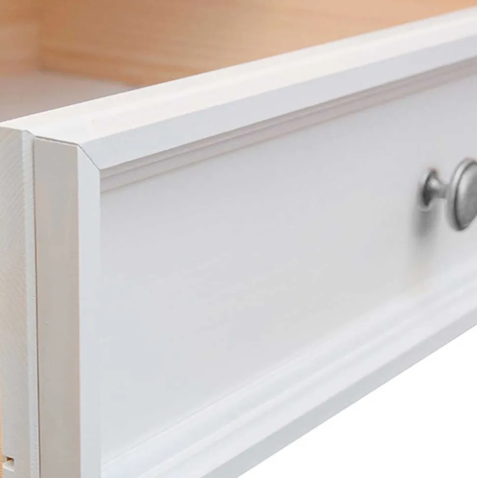 Weißer Schlafzimmerschrank im Landhausstil - Indico