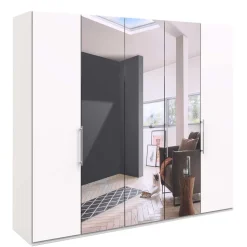 Weißer Schrank fürs Schlafzimmer mit Spiegeln - Donpiave