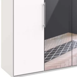 Weißer Schrank fürs Schlafzimmer mit Spiegeln - Donpiave