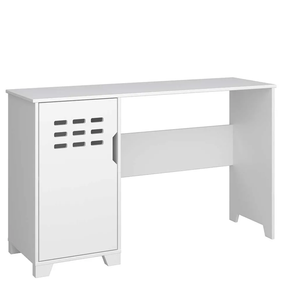 Weißer Schreibtisch im Skandi Design - Naidlas