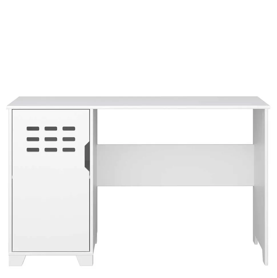 Weißer Schreibtisch im Skandi Design - Naidlas