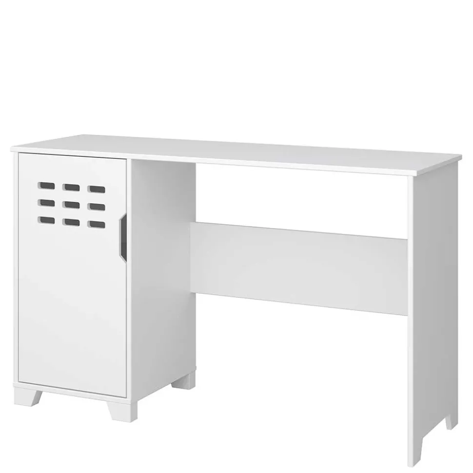 Weißer Schreibtisch im Skandi Design - Naidlas