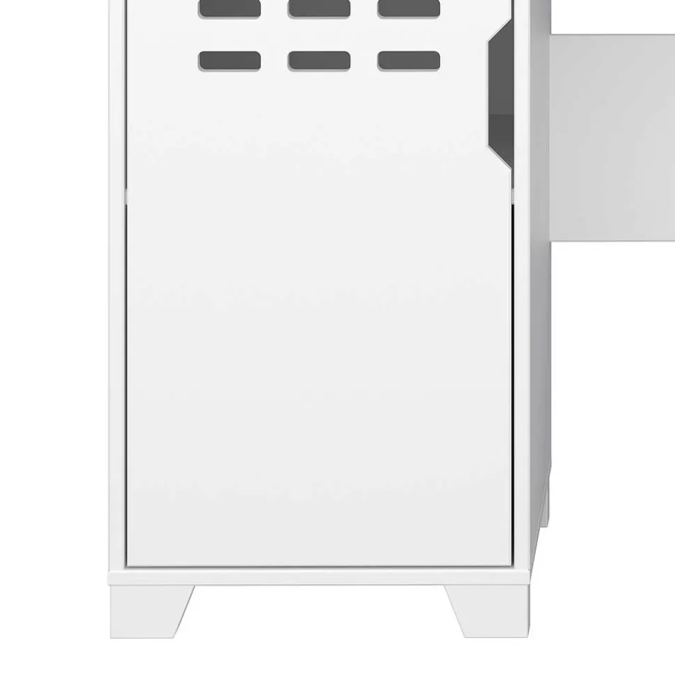 Weißer Schreibtisch im Skandi Design - Naidlas