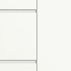 Weißer Schuhklappen-Schrank mit drei Klappen - Dany