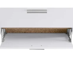 Weißer Schuhschrank mit vier Schuhwalzen - Badryca