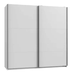 Weißer Schwebetürenschrank 179 cm breit - Ordinia