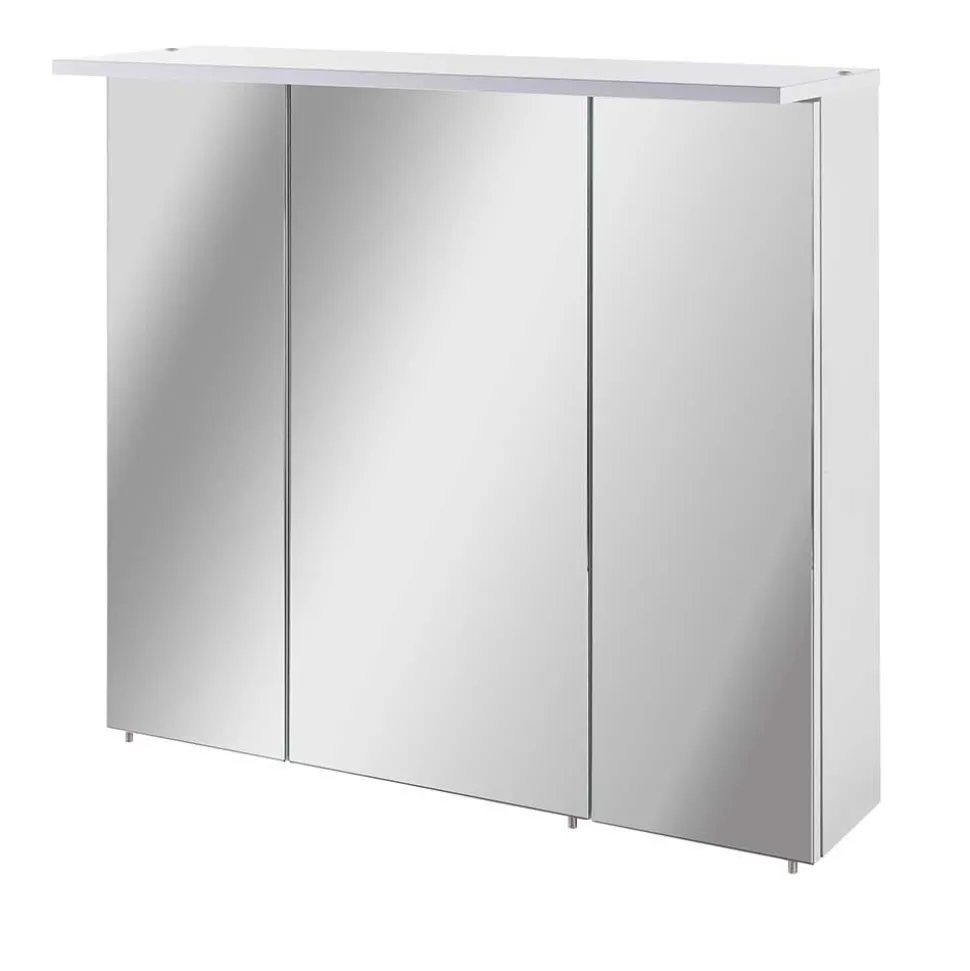 Weißer Spiegelschrank für das Bad - Yuliva