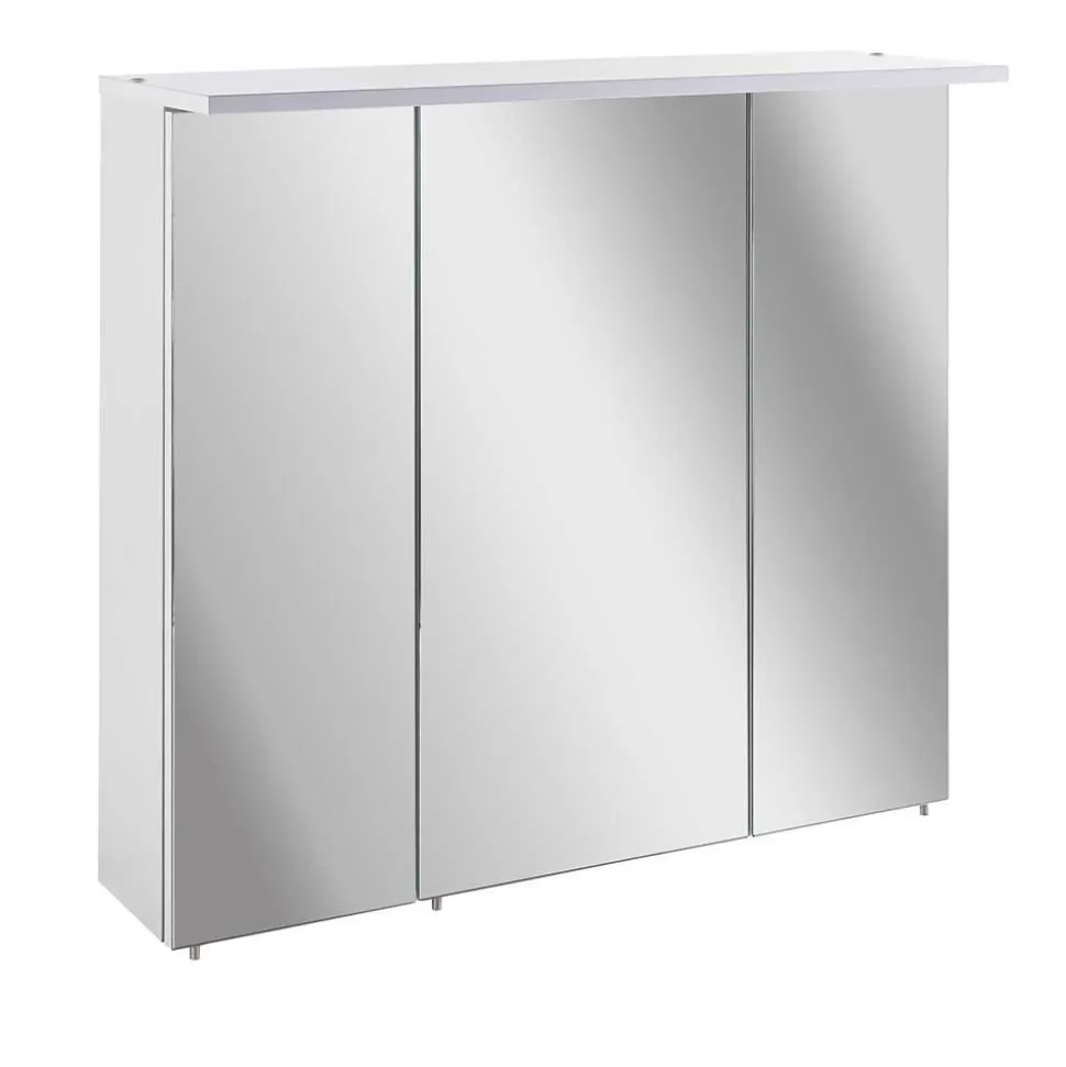 Weißer Spiegelschrank für das Bad - Yuliva