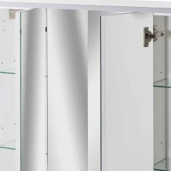 Weißer Spiegelschrank für das Bad - Yuliva