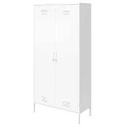 Weißer Universalschrank aus Metall - Elyett