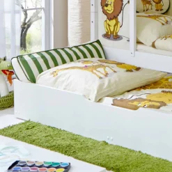 Weißes Ausziehbett Morios für Freunde