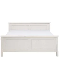 Weißes Bett als Einzelbett oder Doppelbett - Satumare