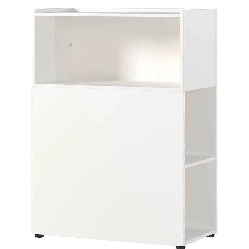 Weißes Homeoffice Möbel Set modern - Sparkle (zweiteilig)