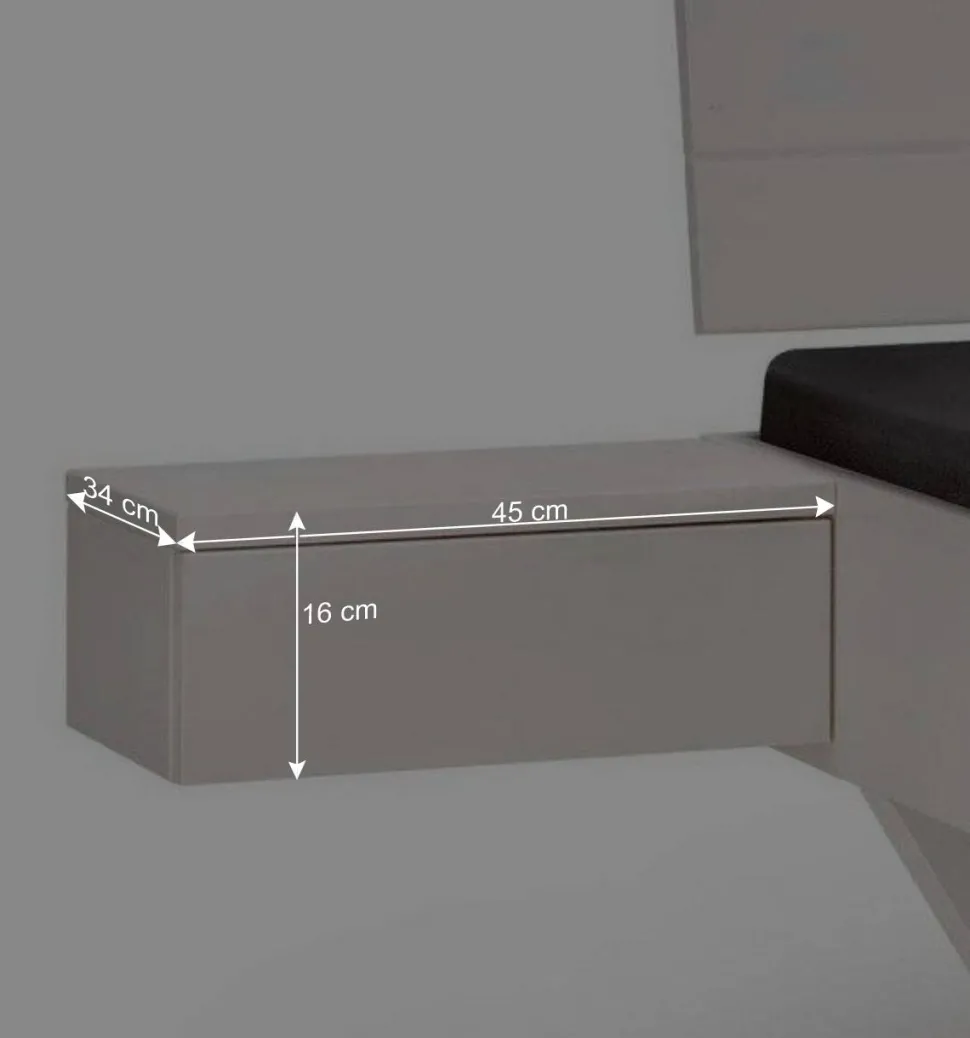 Weißes Kiefernholz-Bett mit Holzkufen - Ondeon