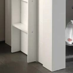 Weißes Kinder-Hochbett im Hütten Design - Renus