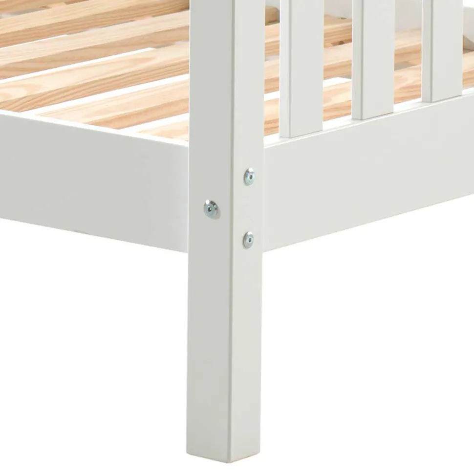 Weißes Kojenbett 90x200 cm aus Kiefer - Molo