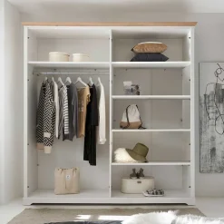 Weißes Landhaus Schlafzimmer Set - Maggio (fünfteilig)