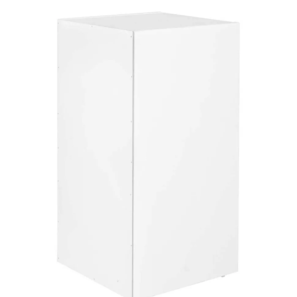 Weißes Regal mit zwei Fächern - 30x60x30 cm - Hank