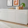Weißes Sideboard mit 217 cm Breite - Ilana