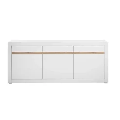 Weißes Sideboard mit 217 cm Breite - Ilana