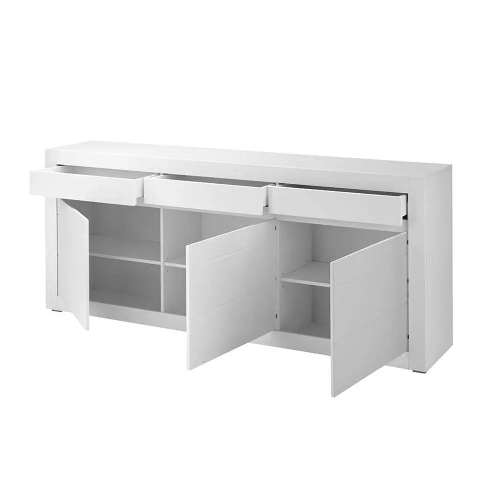 Weißes Sideboard mit 217 cm Breite - Ilana