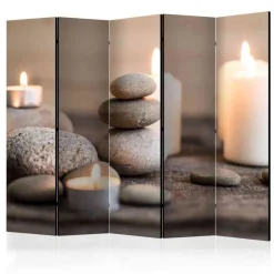 Wellness Wohnraum Trennwand mit Foto - Evilla