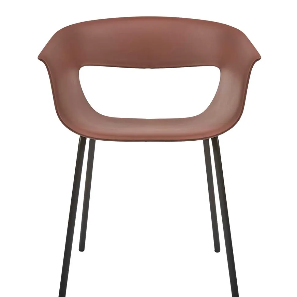 Wetterfeste Armlehnenstühle in Altrosa - Zandravo (2er Set)