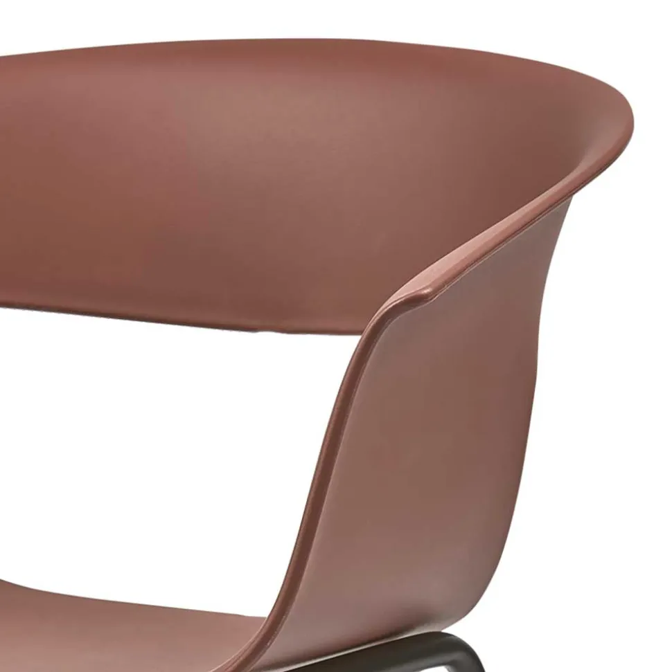 Wetterfeste Armlehnenstühle in Altrosa - Zandravo (2er Set)