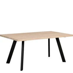 White Wash Eiche Tisch mit 4 Stühlen - Pulva (fünfteilig)