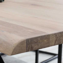 White Wash Esszimmertisch mit Baumkante - Wieza