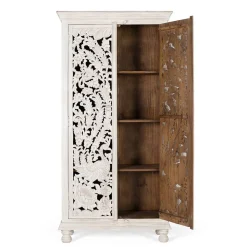 White Wash Schrank - dekoratives Design - Snake