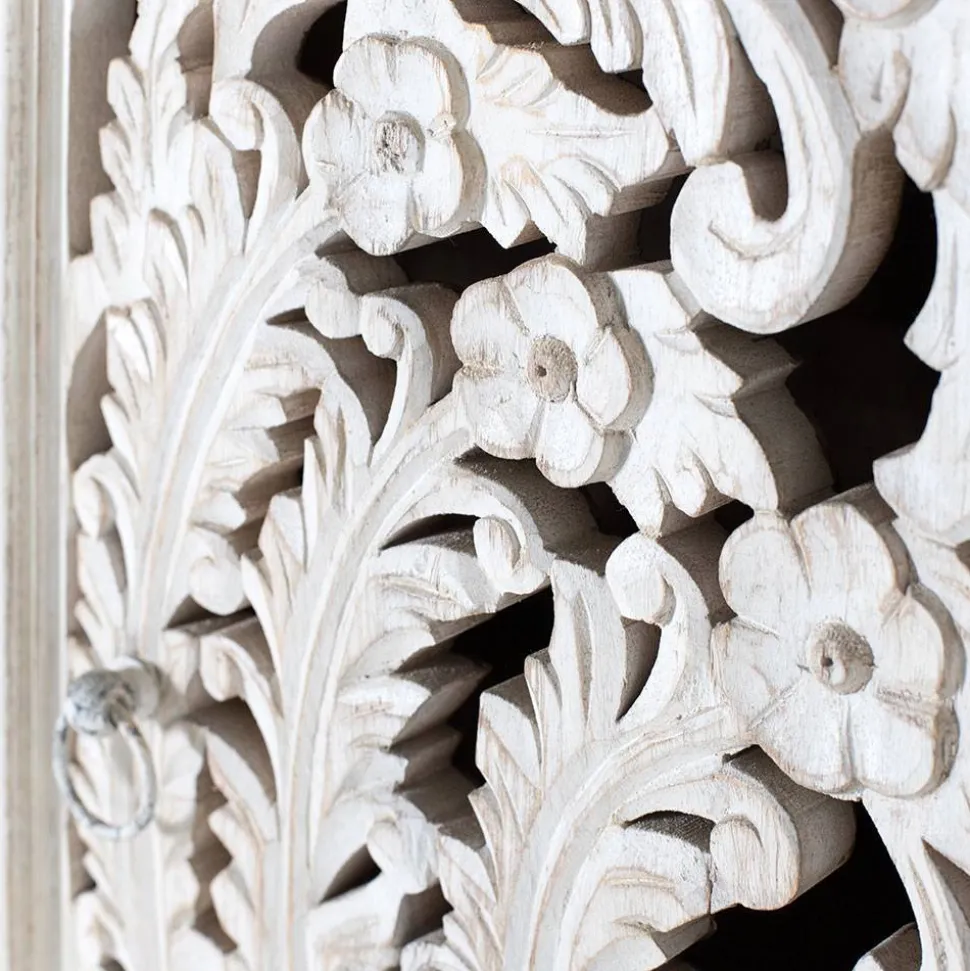 White Wash Schrank - dekoratives Design - Snake