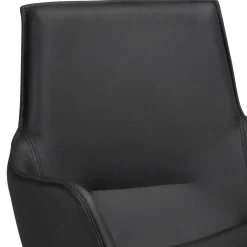 White Wash Tisch & Lederstühle - Senatau (siebenteilig)