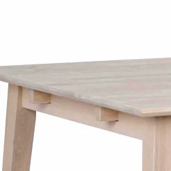 White Wash Tisch & Stühle Schwarz - Pessoa (siebenteilig)