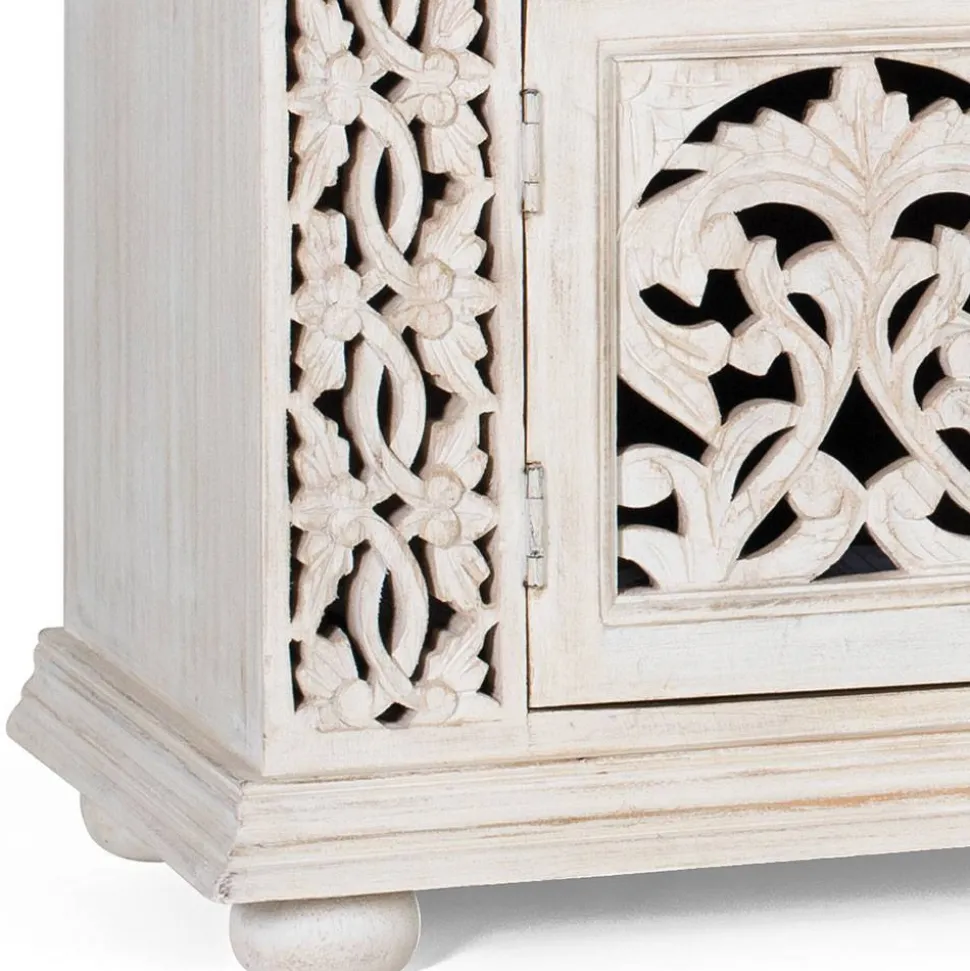 White Wash TV Lowboard - dekoratives Design - Snake