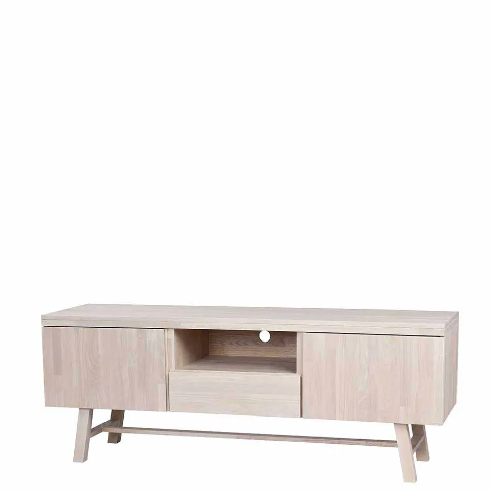 White Wash TV Lowboard aus Eiche - Dioca