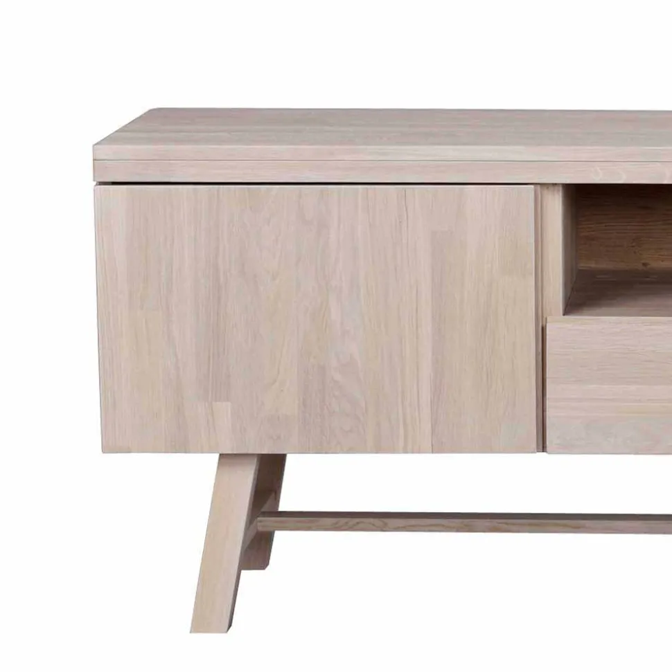 White Wash TV Lowboard aus Eiche - Dioca