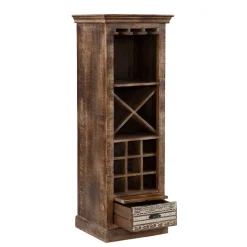 White Wash Weinregal im Vintage Look - Paola