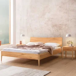 Wildbuche Doppelbett in 160x200 oder 180x200 - Urezzas