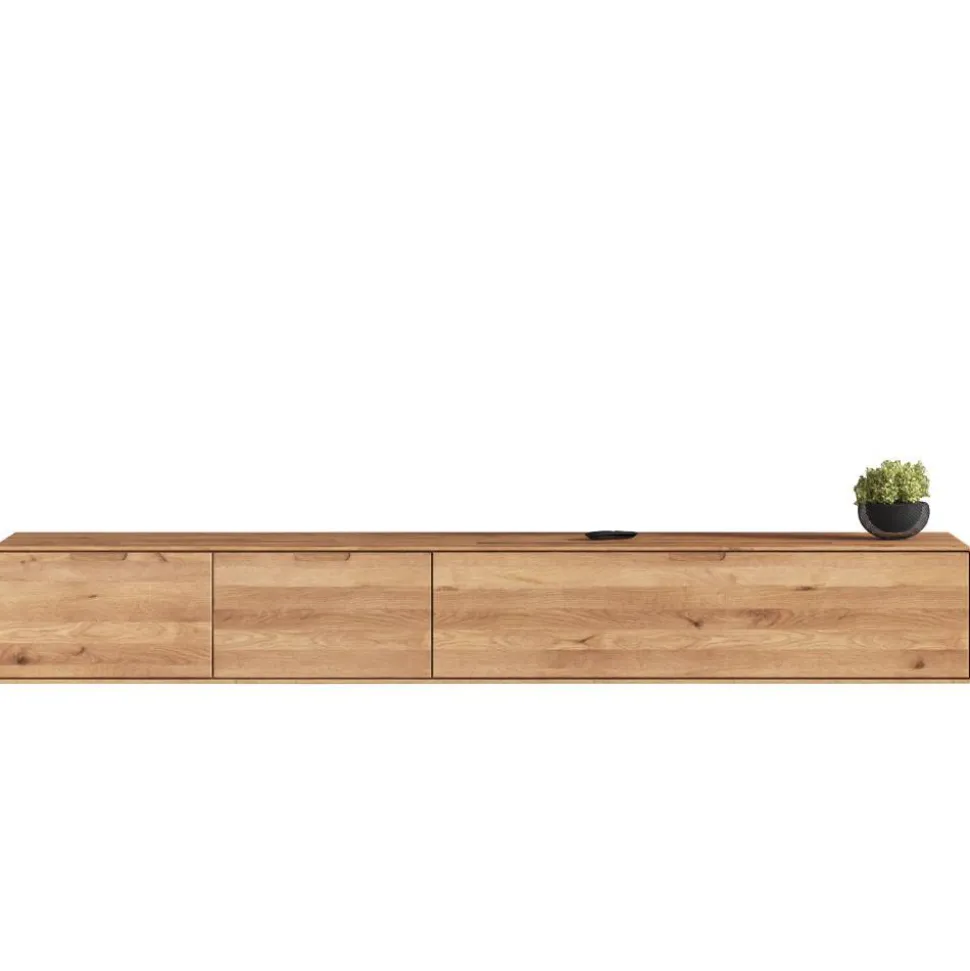 Wildeiche Anbauwand Möbelset - Holiday (zweiteilig)